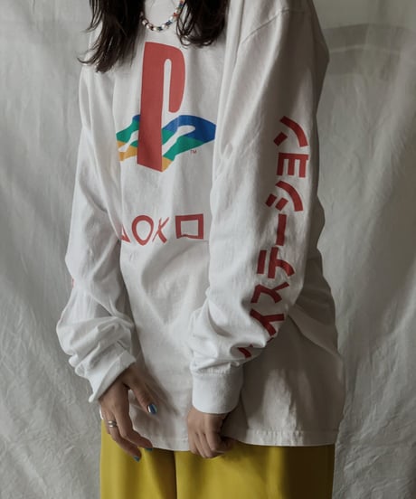 【USED】L/S T-shirt "PS" Family Logo /210602-011