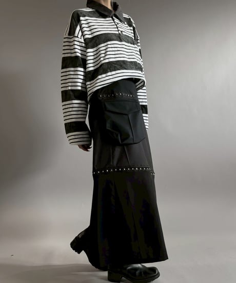 【RE;CIRCLE】 RE Suit Asymmetry Long Skirt / 260129-012