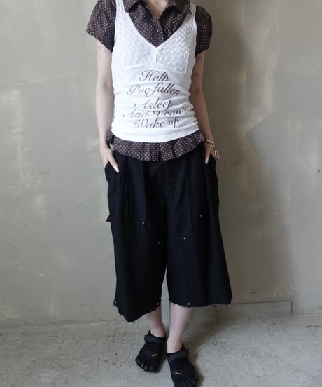 【RE;CIRCLE】 Re Embroidered Camisole Top  /  250724-023