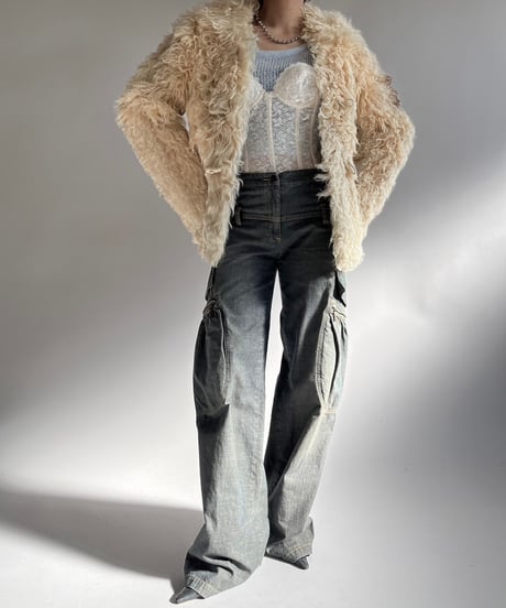 【USED】 Real Fur jacket /250104-045