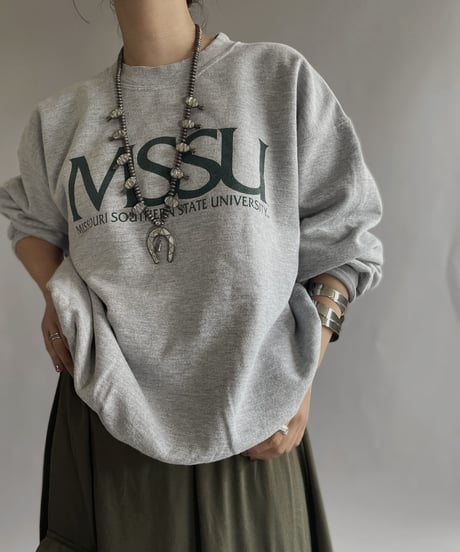 【USED】  'Mssu' Sweat Shirt / 220917-001