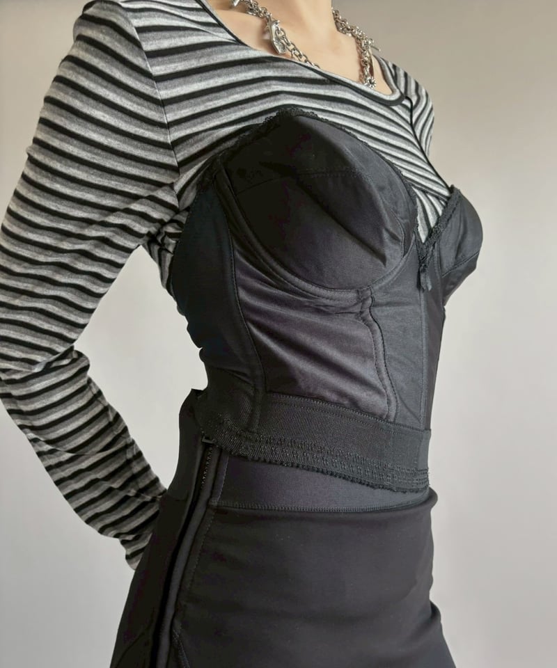 USED】 Back Less Corset Top/ 260228-011 | THE T