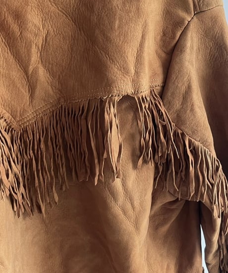 【USED】 Suede Fringe Jacket /250301-001