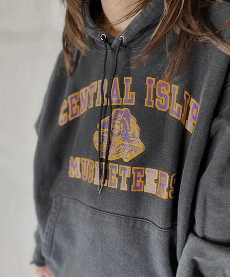【USED】  Champion Reverse Weave Hoodie CENTRAL ISLIP/210902-025