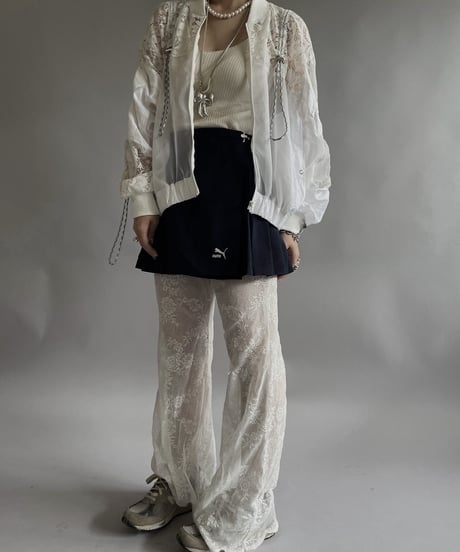 【RE;CIRCLE】 RE White Patch Blouson / 240509-004