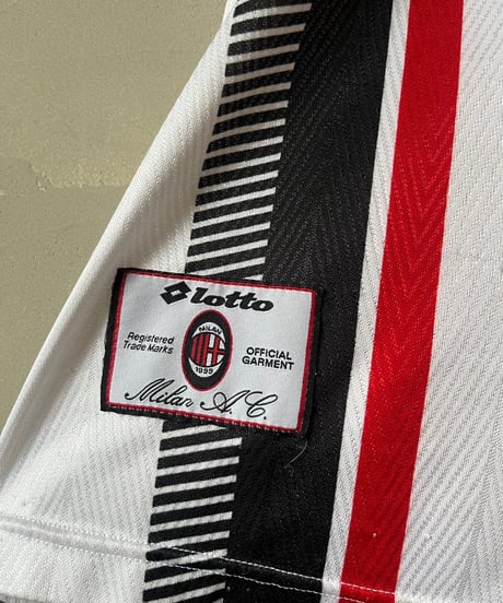 【USED 】Lotto AC MILAN Soccer Shirt /240603-014