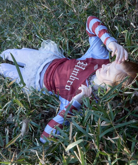 【NEW】Chinatsu Aoyama × UMBRO Tule Tee Burgundy  /  250315-002