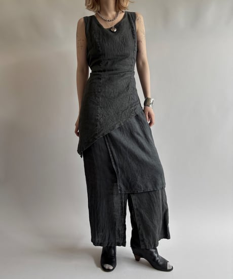 【USED】 N/S Linen Design One-Piece / 250823-031