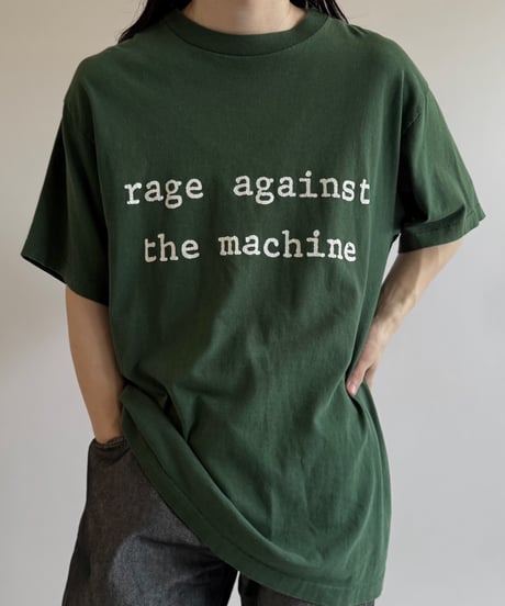 【USED】 90's  RAGE AGAINST THE MACHINE T-Shirt /250621-047