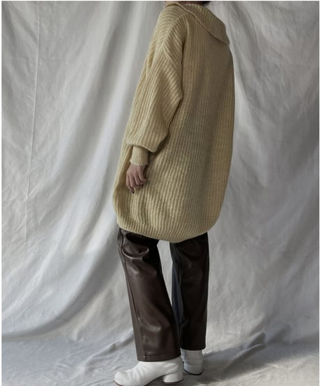 【USED】    Mohair Knit Top⑥/211216-007