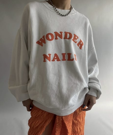 【USED】 90's JERZEES WONDER NAILS Sweat  /251012-009