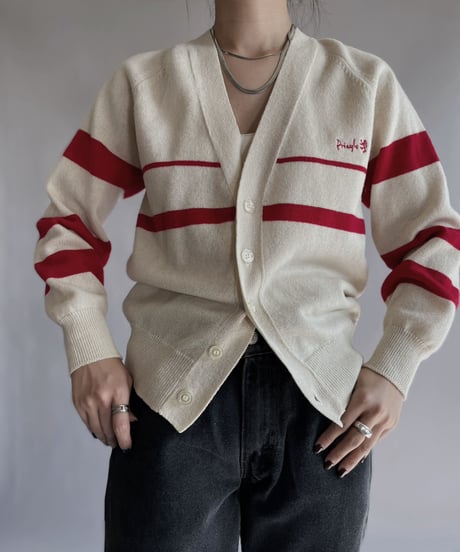 【USED】  Pringle Knit Cardigan / 221119-025