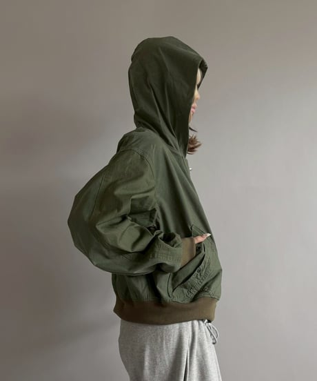 【RE;CIRCLE】RE U.S Military Rebuild Hooded Fireman Jacket Khaki / 260226-017