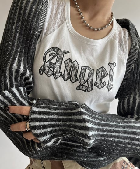 【USED】 The Open Product Patterned L/S Top /240921-018