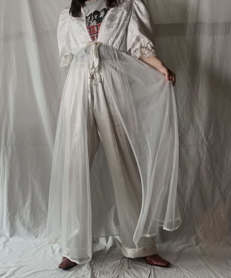 【USED】 Flower Patterned S/S Gown/210630-023
