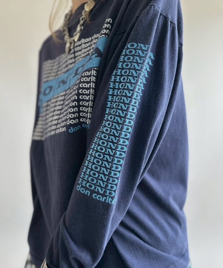 【USED】 Made In USA Hanes HONDA L/S Tee / 260418-009