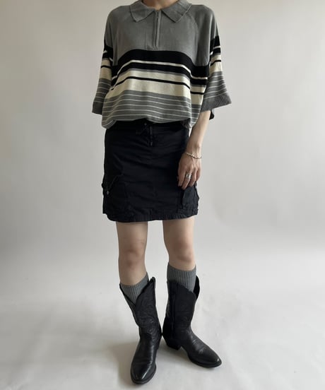 【USED】 Diesel Cargo Pocket Mini Skirt / 250517-027