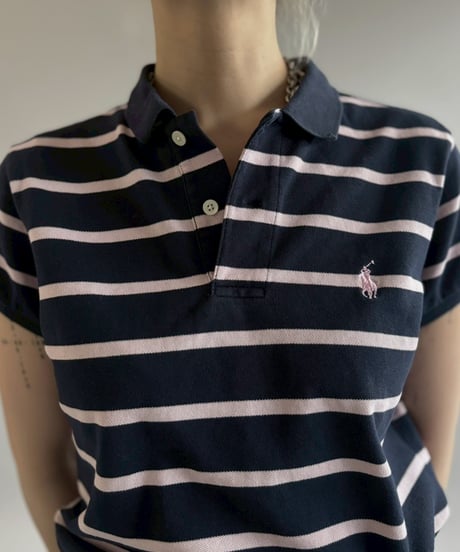 【USED】 Ralph Lauren Boarder Polo Shirt / 260509-001