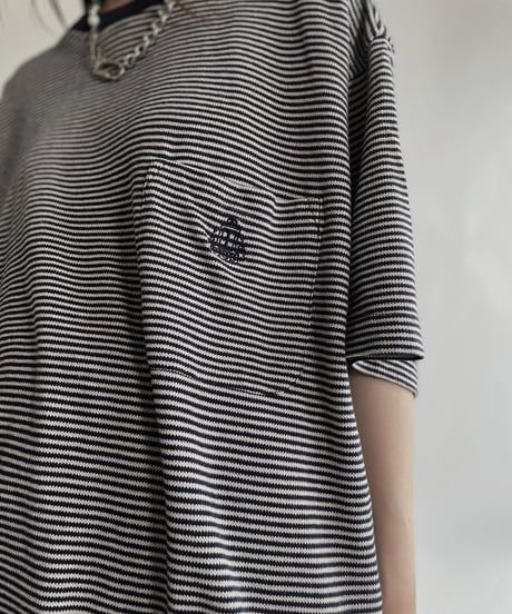 【USED】 IZOD Short Sleeved Striped T-shirt / 220618-020