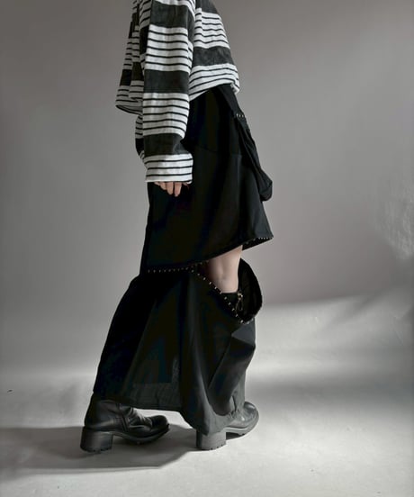 【RE;CIRCLE】 RE Suit Asymmetry Long Skirt / 260129-011