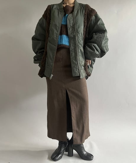【RE;CIRCLE】 RE MA-1 Alan Docking Jacket Black / 241219-007