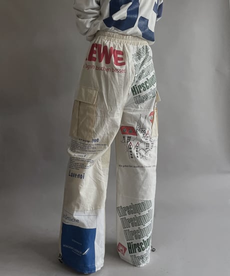 【RE;CIRCLE】RE Eco-Friendly Bag Rraw Cord Pants / 230427-005