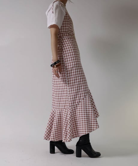 【USED】 Gingham Check Dress/ 220324-016