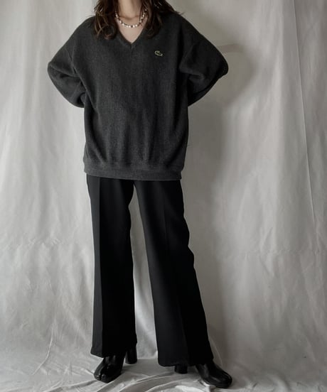 【USED】   LACOSTE Knit Top⑨/211126-025