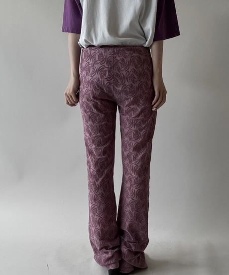 【USED】 I.AM.GIA Patterned Sheer Flare Pants /250628-017