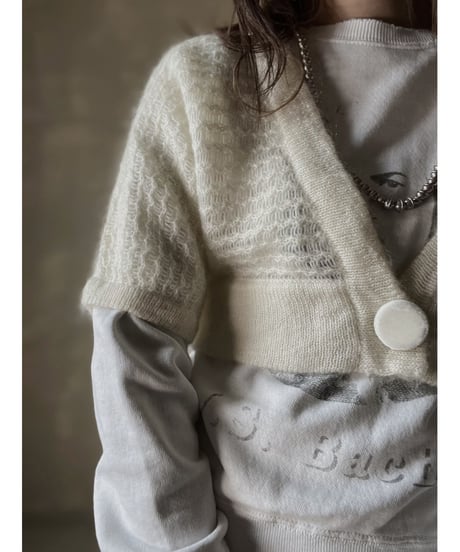 【USED】　Knit Short Cardigan/ 220220-033