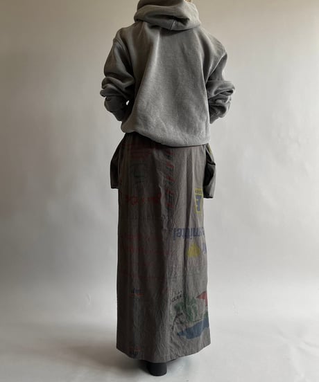 【RE;CIRCLE】RE Eco-Friendly Bag Belt Bag Skirt Glay / 240905-037