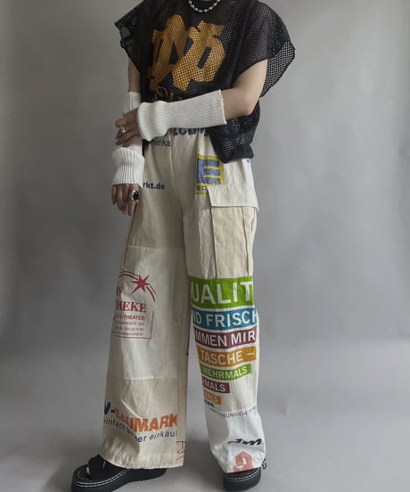 【RE;CIRCLE】RE Eco-Friendly Bag Rraw Cord Pants / 230427-027
