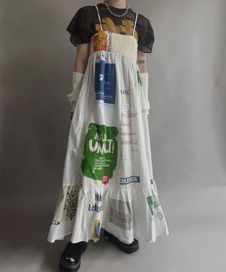 【RE;CIRCLE】RE Eco-Friendly Bag Camisole Long One-piece / 2304027-026