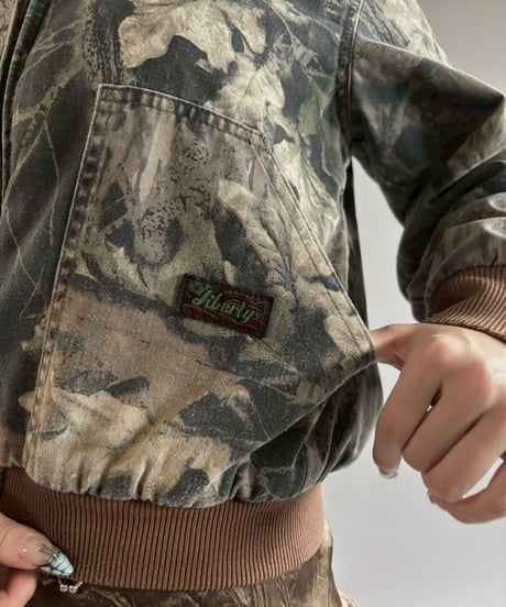 【USED】 Real Tree Camo Padded Zip Parka /251101-017