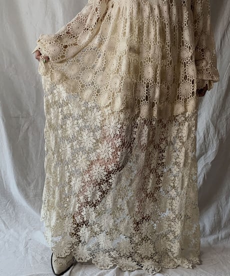 【RE;CIRCLE】 RE Crochet Lace Dress②/210421-002