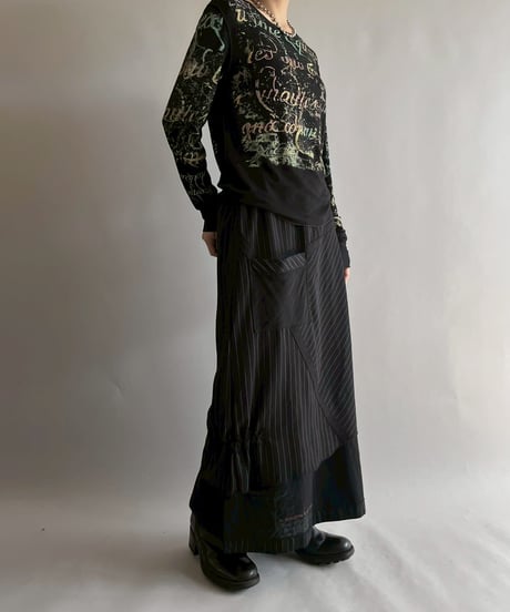 【USED】 Cop.Copine Pattern L/S Top  /251014-010