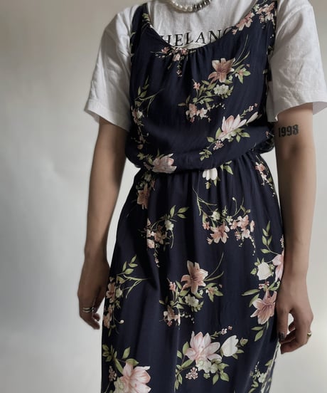 【USED】 Flower Printed One-piece / 220423-027