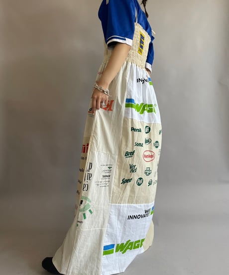 【RE;CIRCLE】RE Eco-Friendly Bag Shirring One-piece / 230525-003