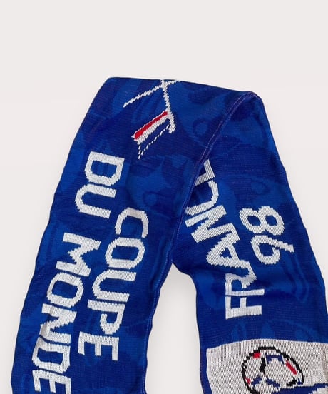 【USED】 Knit Soccer Muffler FRANCE WORLD CUP 98s/ 240108-018