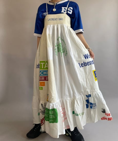 【RE;CIRCLE】RE Eco-Friendly Bag Camisole Long One-piece / 230525-001