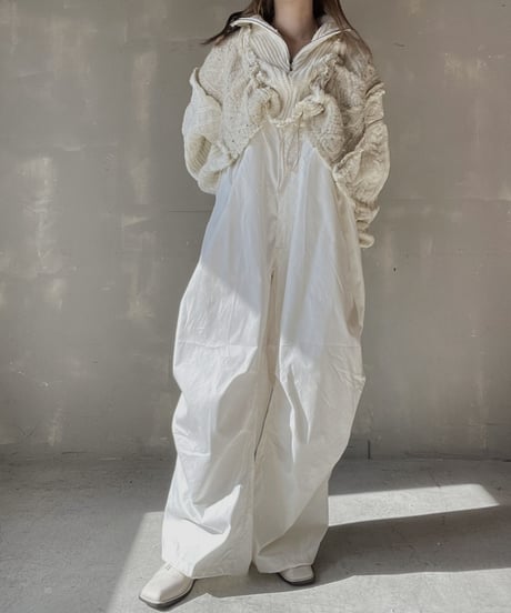 【RE;CIRCLE】 RE Alan Knit Short Top/220212-027