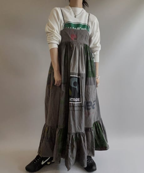【RE;CIRCLE】RE Eco-Friendly Bag Camisole Long One-piece Gray / 2300828-017