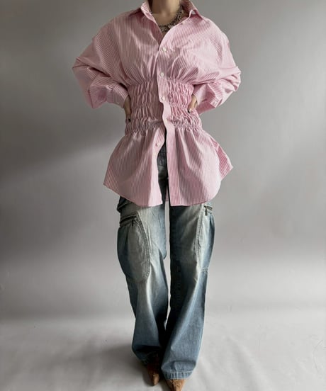 【RE;CIRCLE】 RE Shirring Shirt / 260409-015
