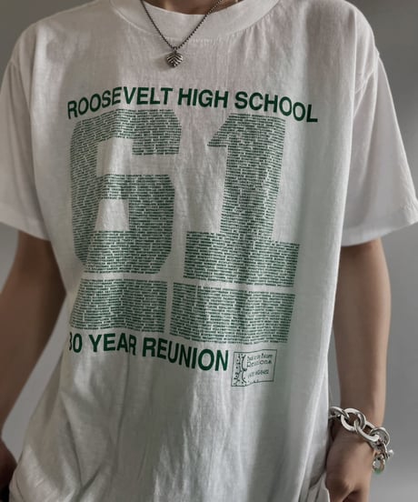 【USED】 Made in USA ROOSEVELT HIGH SCOOL T-Shirt / 230715-017