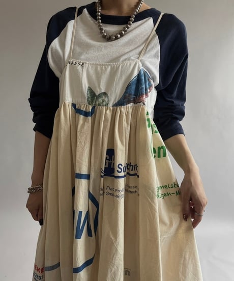 【RE;CIRCLE】RE Eco-Friendly Bag Camisole Long One-piece / 240905-016
