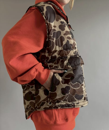 【USED】 Camouflage Pattern Padded Reversible Vest /251101-001