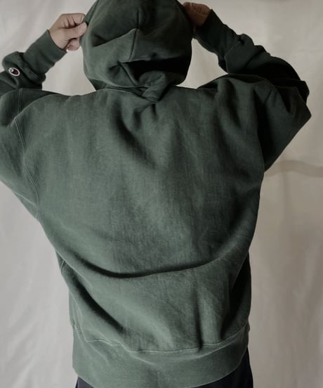 【USED】  Champion Reverse Weave Hoodie NOTREDAME/211116-052