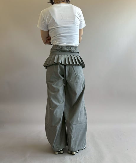【RE;CIRCLE】 RE Suit Pleats Bag / 260514-008