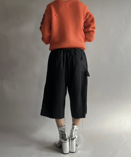 【USED】 Vintage Wool Lettered Knit Top/241130-024