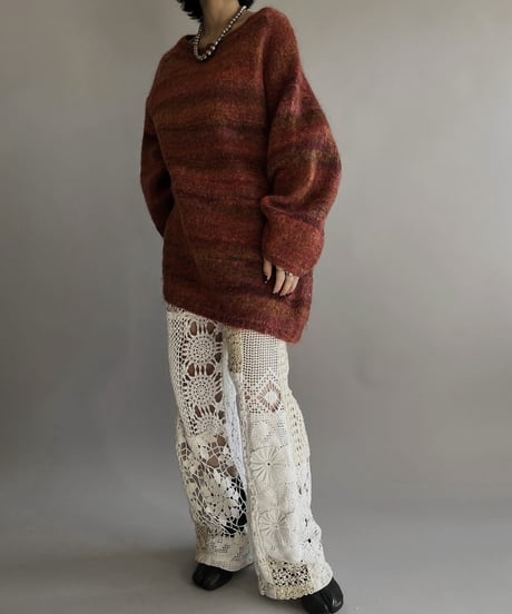 【USED】 Mohair Knit Top /240127-007